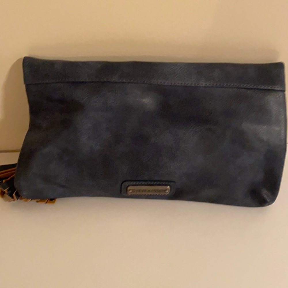 Steve Madden Blue Clutch